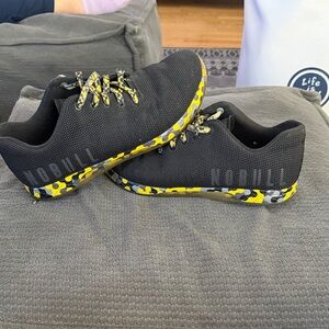 NOBULL Men's Black and Yellow Athletic Shoes